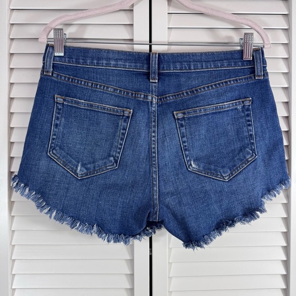 L’Agence Zoe Relaxed Perfect Fit Jean Shorts Authentique Blue Festival Size 27 - Picture 2 of 6